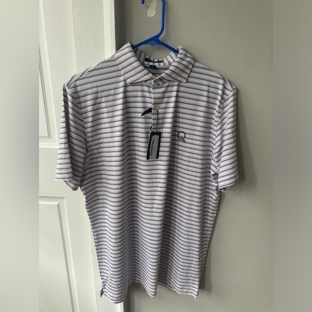 NEVER WORN Peter Millar Quail Hollow Polo